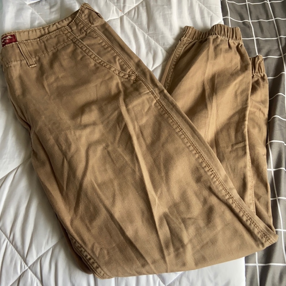 Tan Joggers